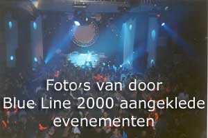 Foto's van door Blue Line 2000 aangeklede evenementen